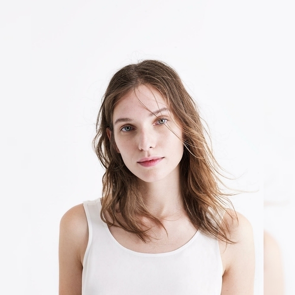 Madewell Silk Lookout Bow-Back Cut out Top Large NWT Ivory Summer Dainty - Picture 3 of 9